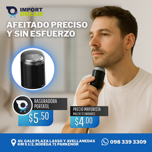 MINI MAQUINA DE AFEITAR PORTATIL