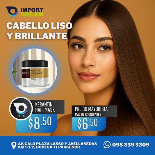 CREMA ALISADORA KERATINA 300 ML EEHLOE