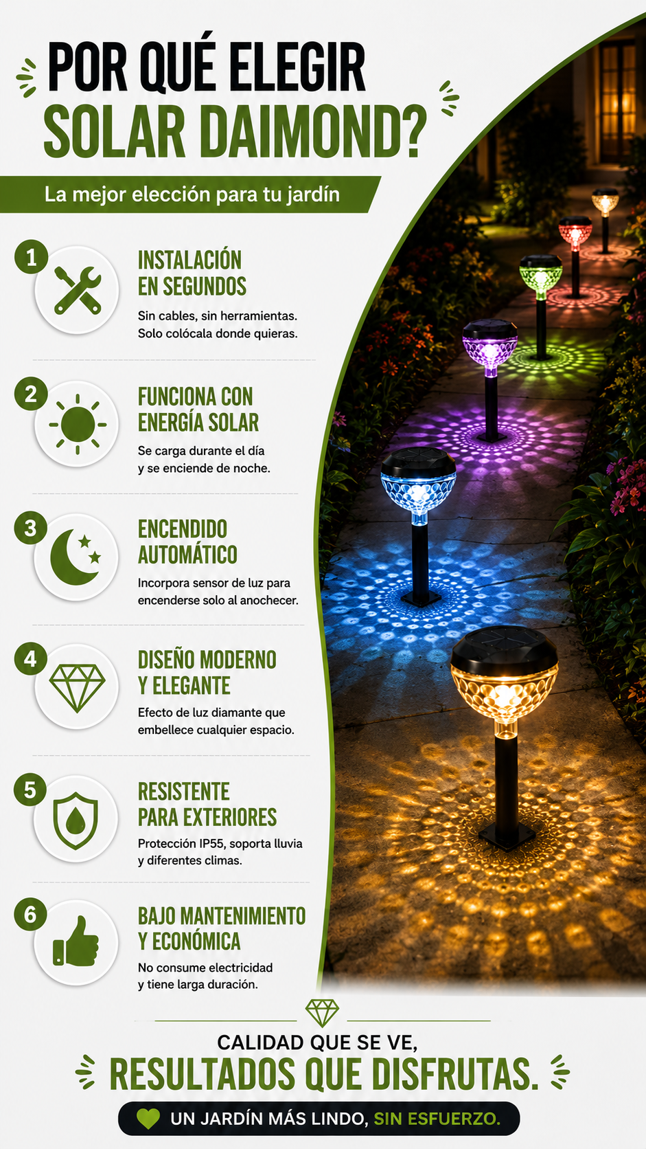 Solar Daimond® caja de 2 unidades