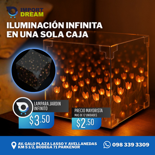 Lampara Jardin Infinito + Obsequio de cortesía