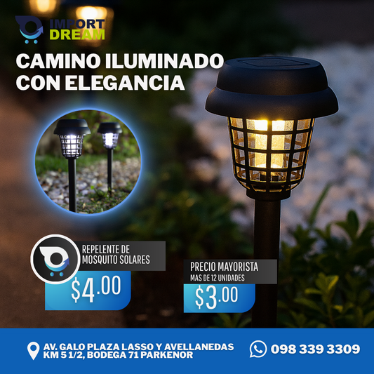 2 REPELENTES DE MOSQUITOS SOLARES