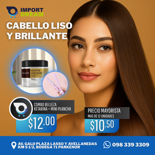 Keratina EELHOE + 1 plancha gratis