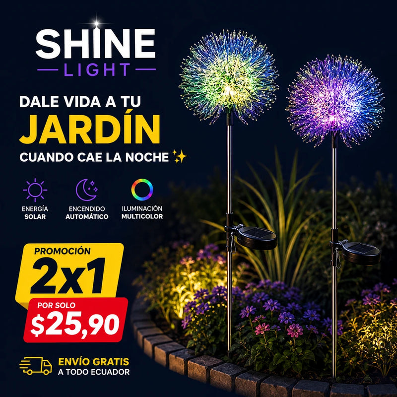 Lampara solar 2x1 Shine Light