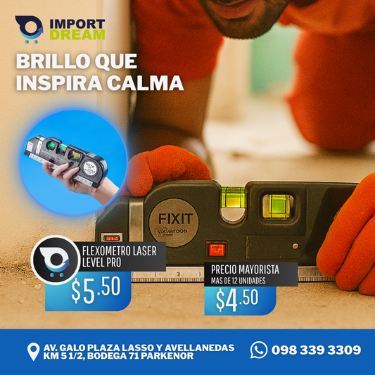 FLEXOMETRO LASER LEVEL PRO 3