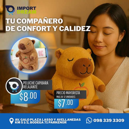 PELUCHE CAPIBARA RELAJANTE