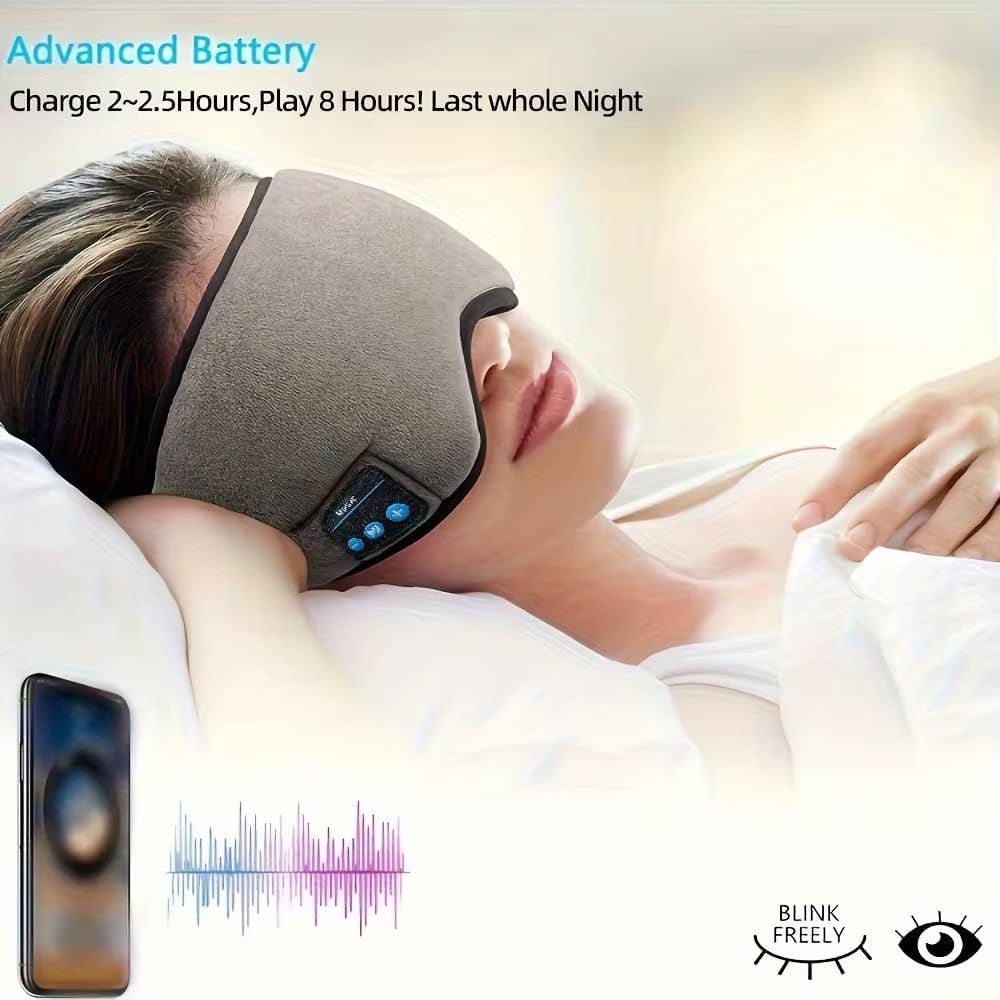 MÁSCARA DE SUEÑO MUSICAL BLUETOOTH