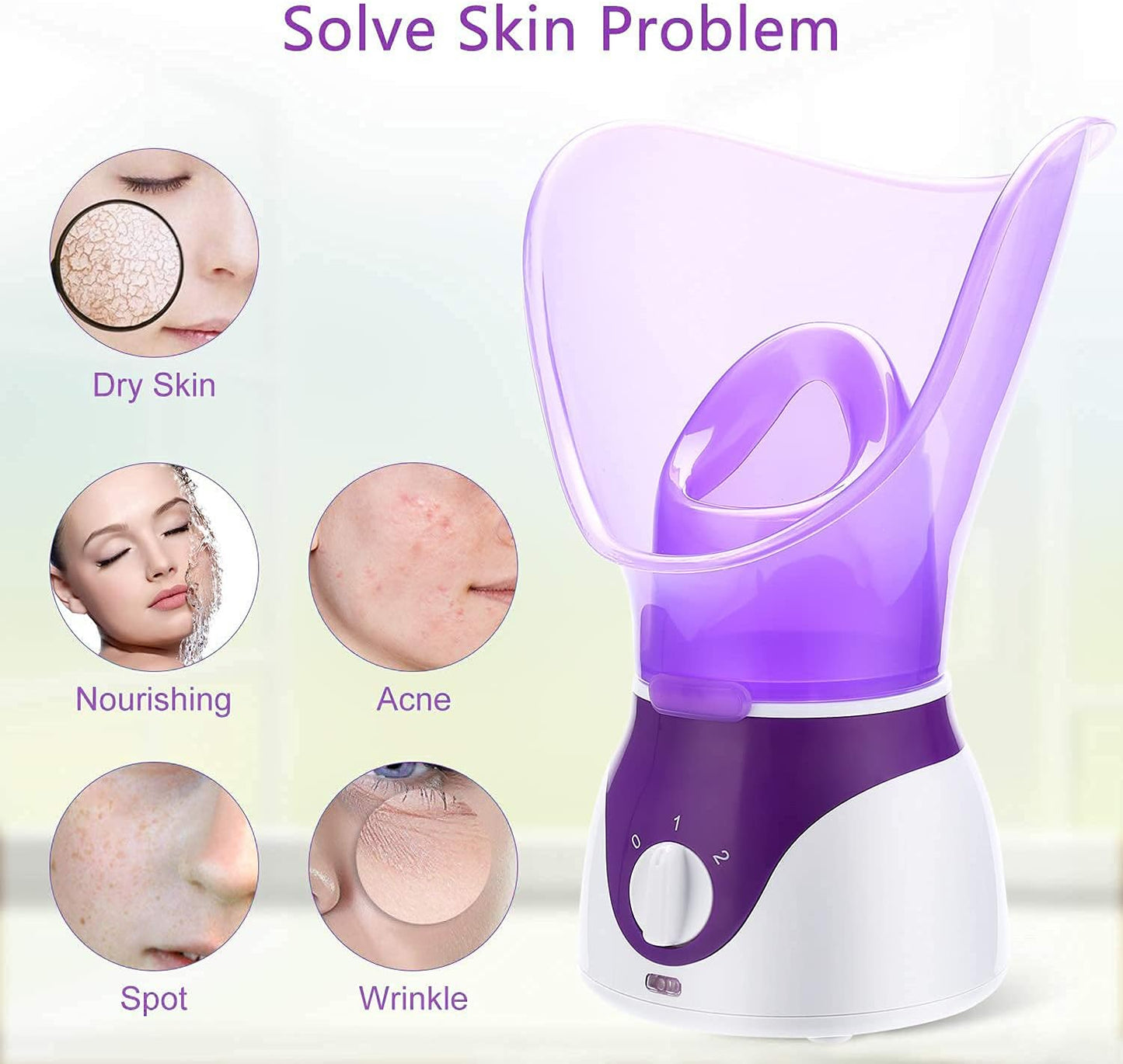 VAPORIZADOR FACIAL NANO IÓNICO HUMIDIFICADOR