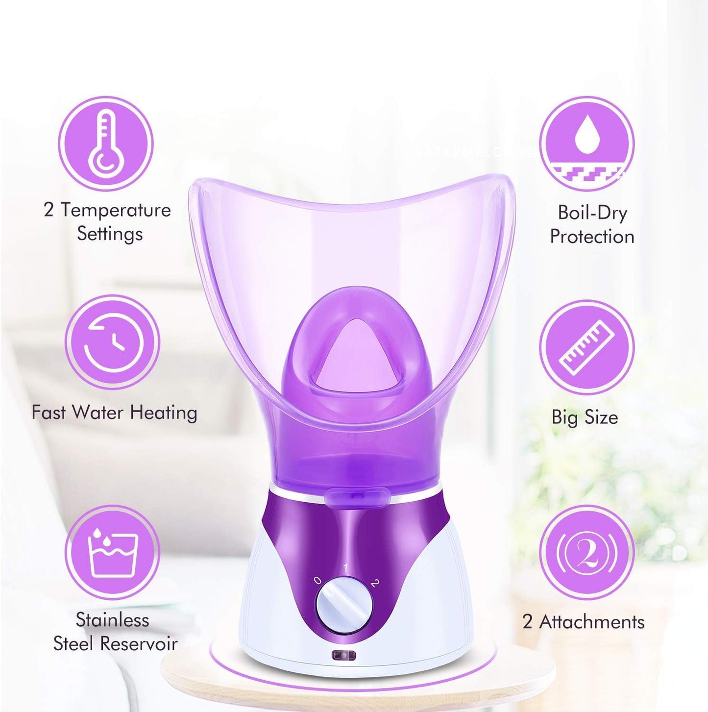 VAPORIZADOR FACIAL NANO IÓNICO HUMIDIFICADOR