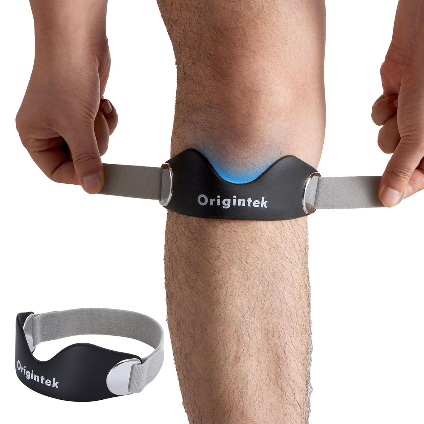 KneeSteel® Un par de bandas de Rodilla Antideslizante