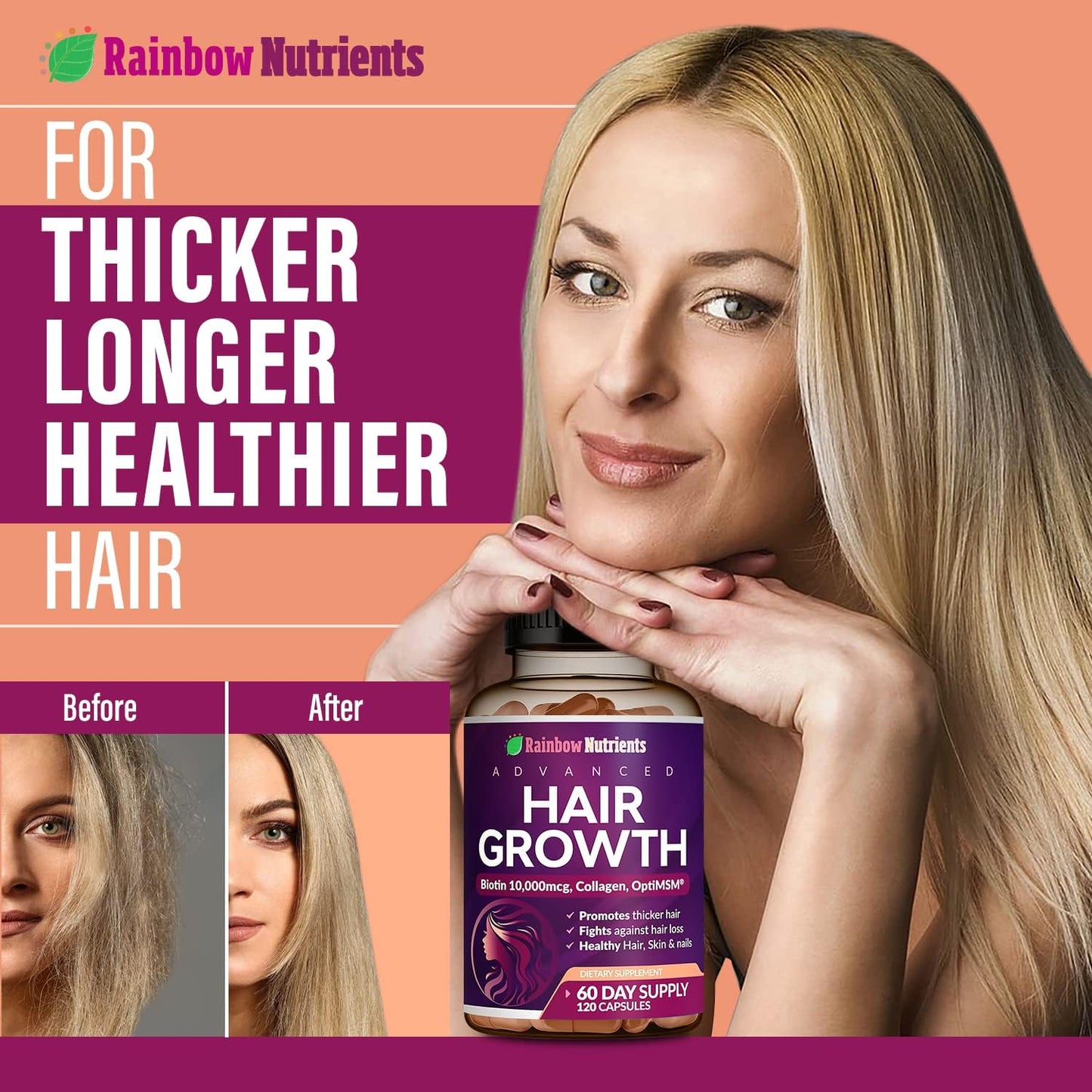 VITAMINAS PARA CRECIMIENTO DEL CABELLO