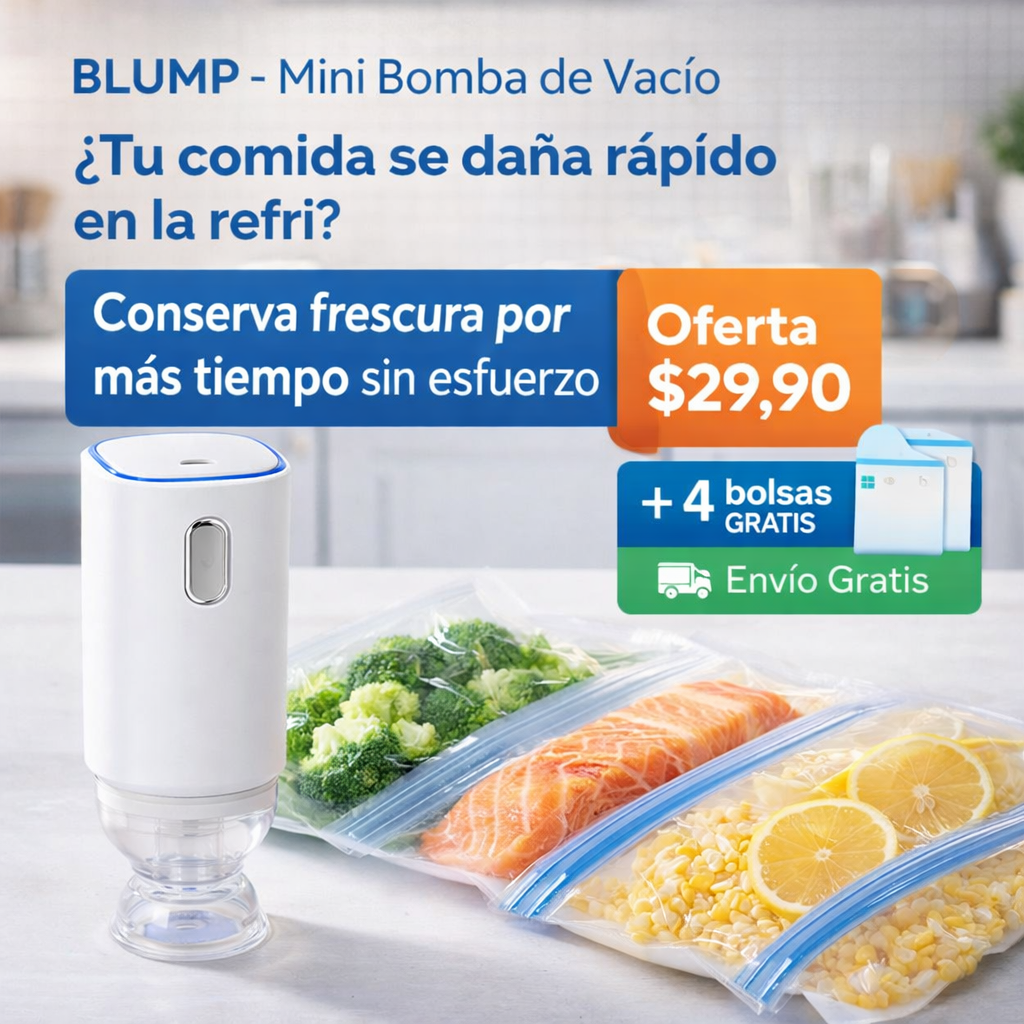 Blump + 4 bolsas reutilizables GRATIS