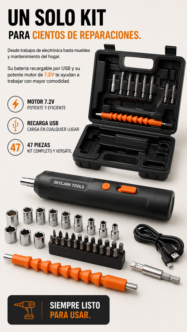 Turbo Max® con 47 piezas
