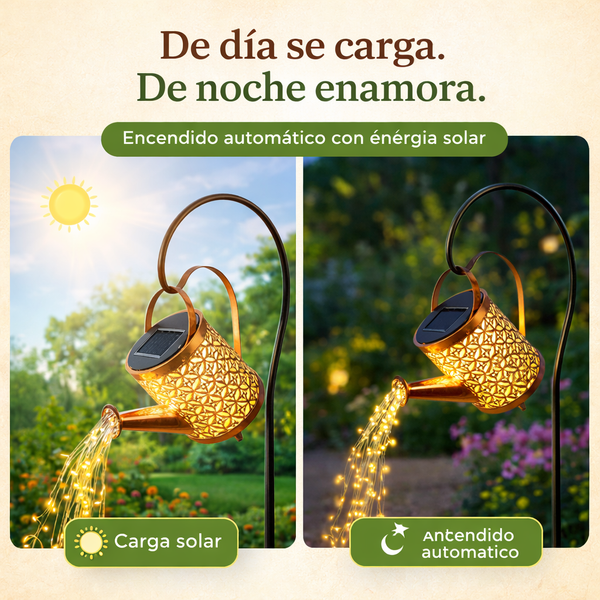 Regadera Solar Decorativa