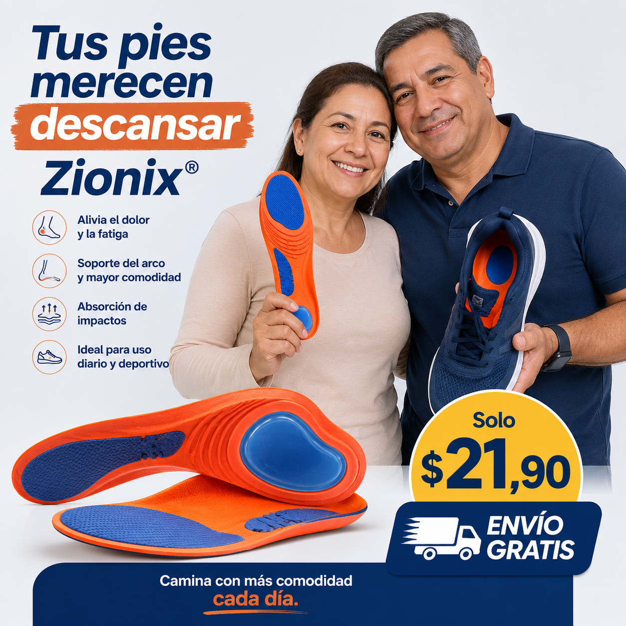 Par de plantillas Zionix®