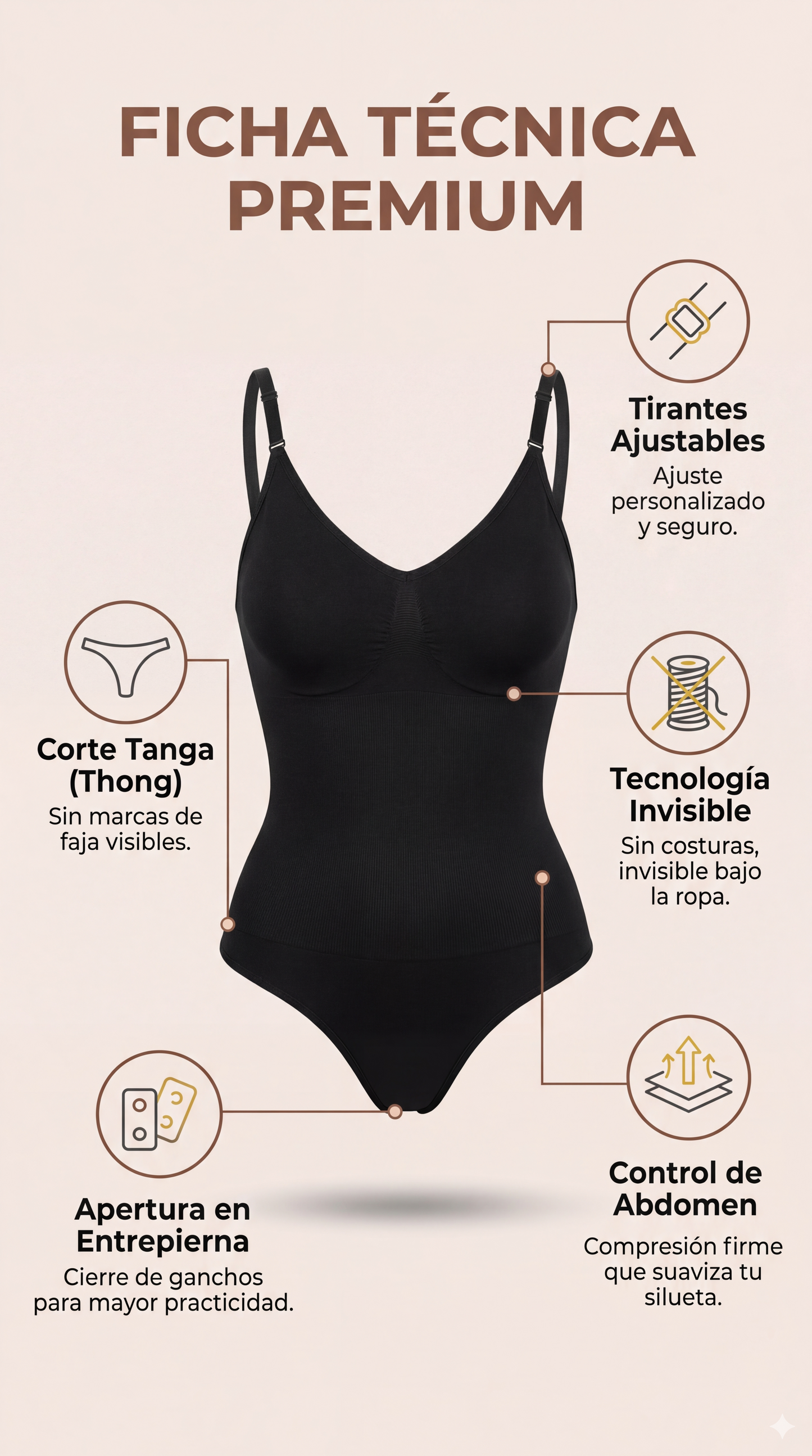 2x1 Body Shaper Invisible