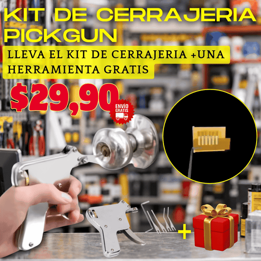 Kit de cerradura Pick gun + herramienta gratis