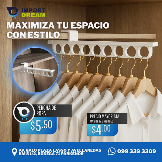 PERCHA PARA PANTALONES
