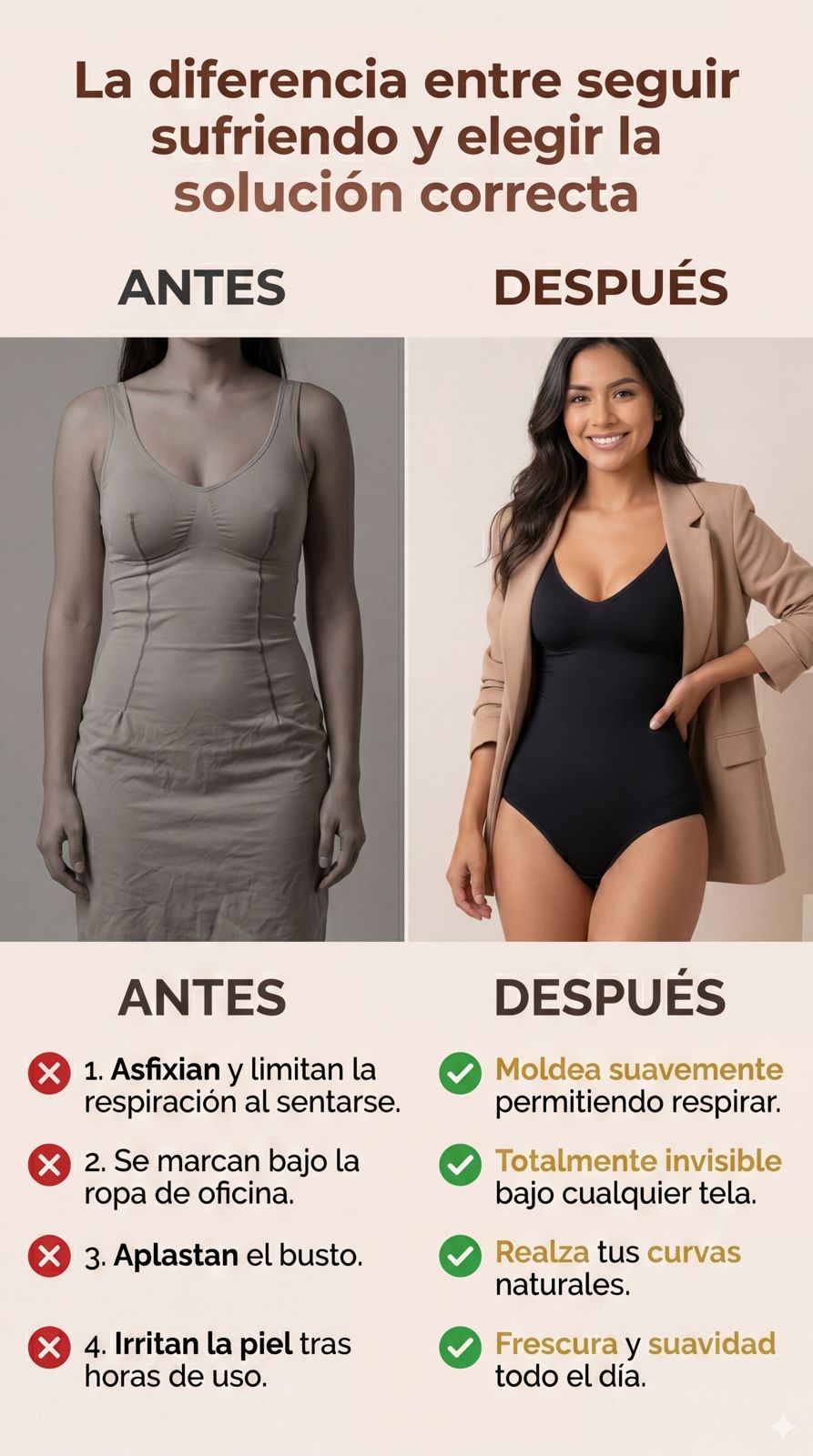 2x1 Body Shaper Invisible