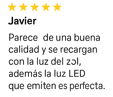 Luces de jardín solares