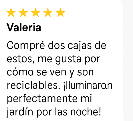 Luces de jardín solares